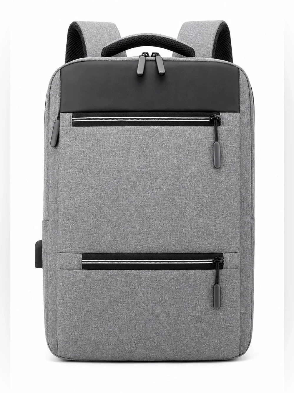 Grey Men's Laptop Backpack